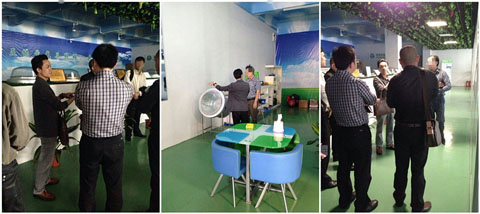 五一节假日后客户莅临香港正能量参观视察