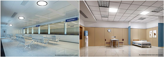 香港正能量为佛山某医院项目设计的无电照明效果图